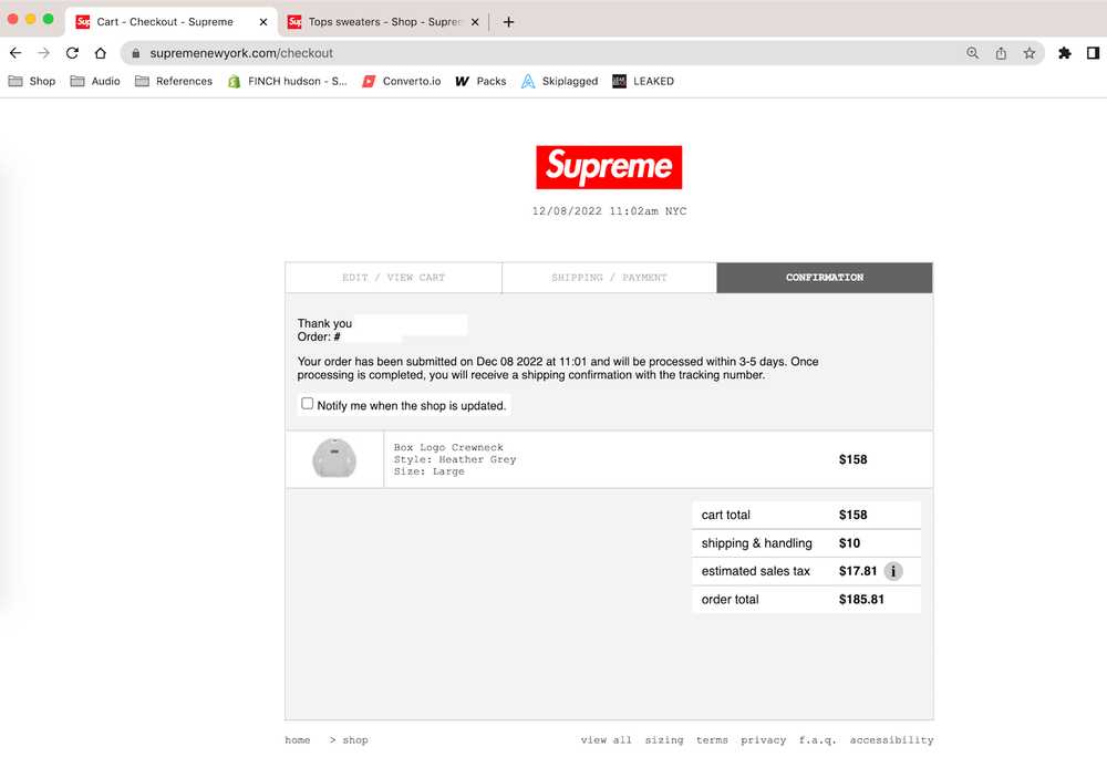 Supreme Box Logo Crewneck - image 3