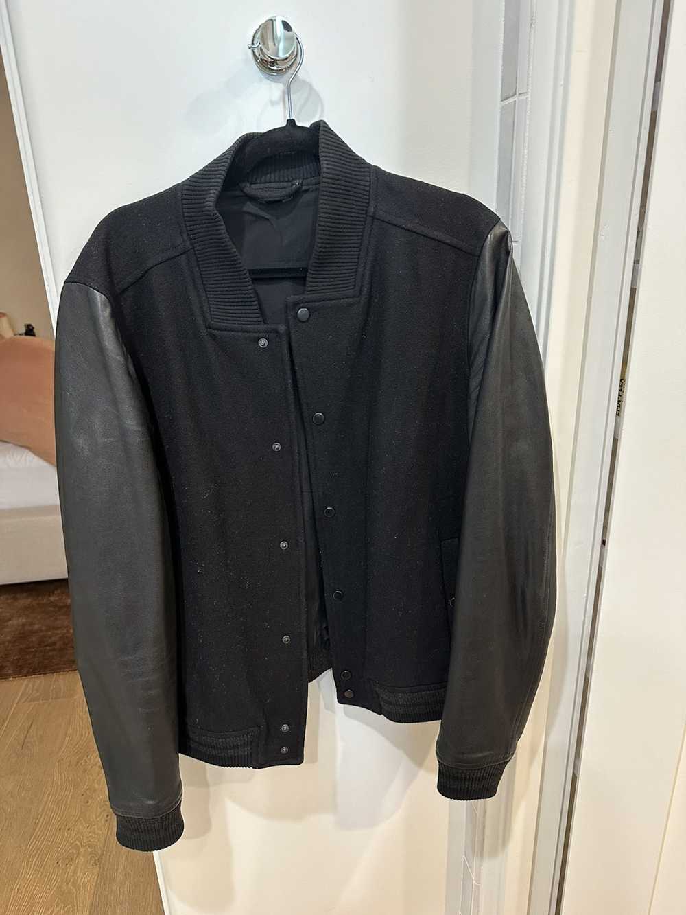 Allsaints Allsaints Bomber with Leather Sleeves - image 1