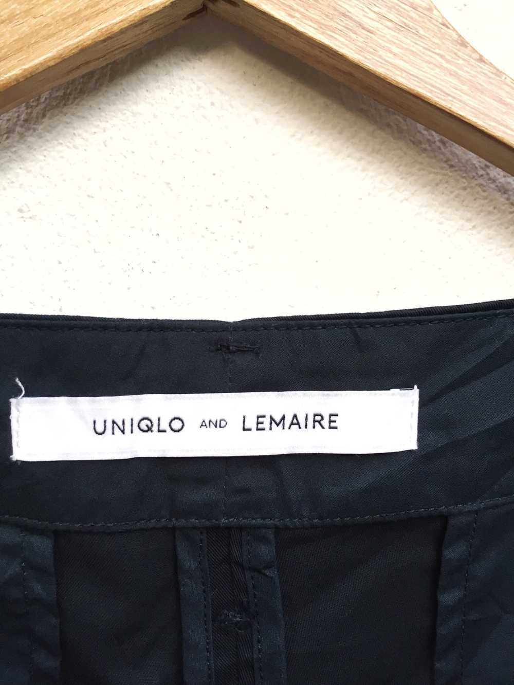 Lemaire × Uniqlo navy blue pleated summer shorts - image 7