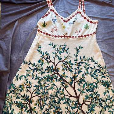 Shein Shein Olive Tree Print Spaghetti Strap Dress - image 1