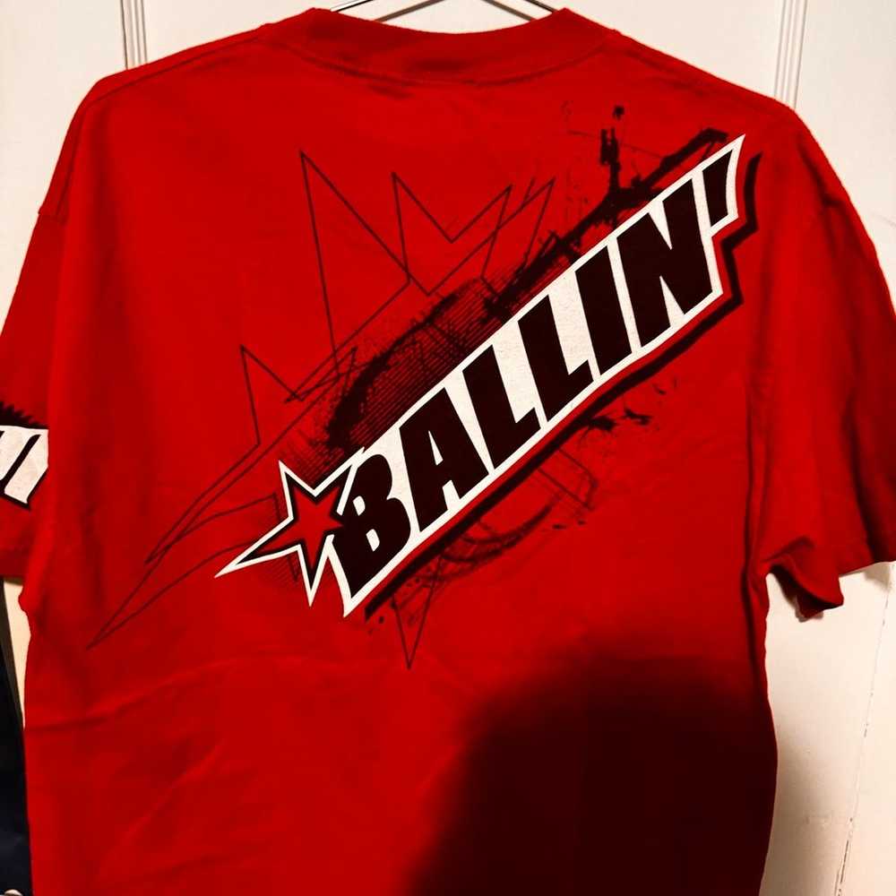 Vintage WWE MVP shirt Ballin 2008 Size LARGE - image 3