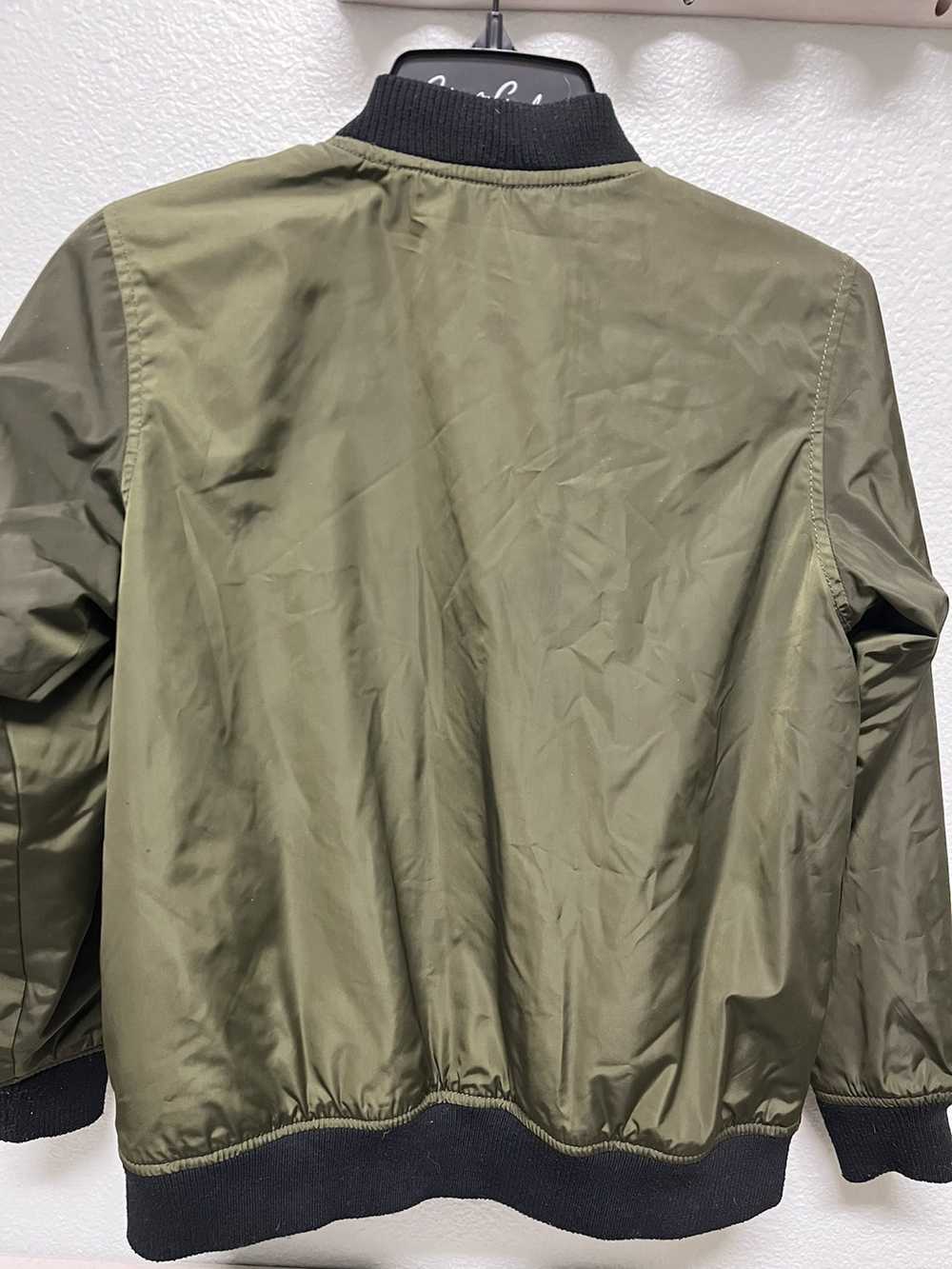 Old Navy Old Navy Army Green Boys Bomber Jacket - image 4