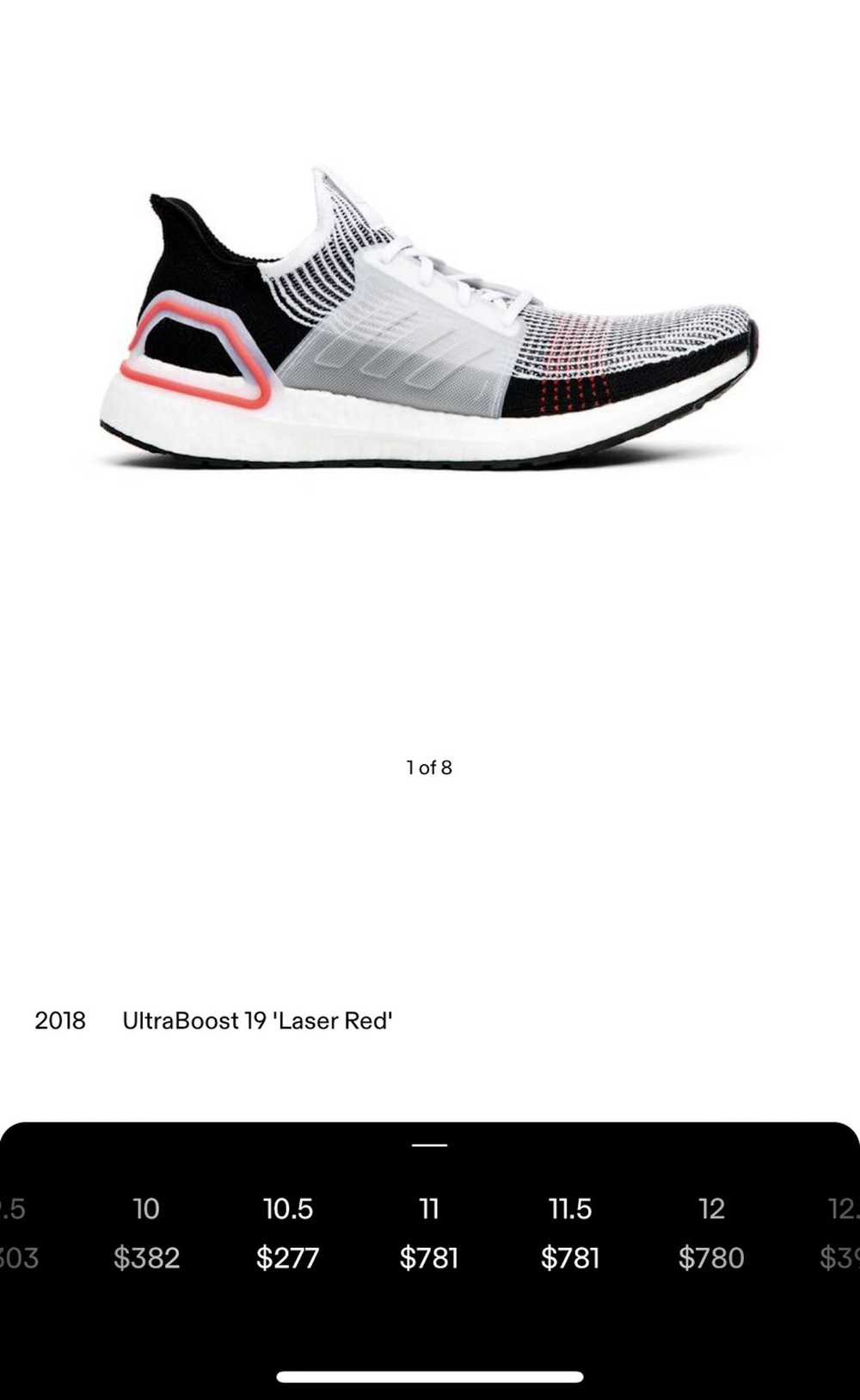 Adidas UltraBoost 19 'Laser Red' - image 1