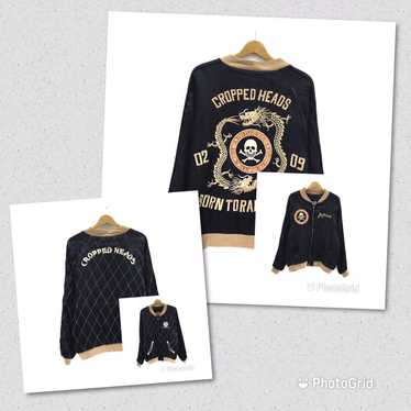 KEROYA　スカジャン　Size.M Cropped Heads ❌sold❌ Cropped Heads × Crows 