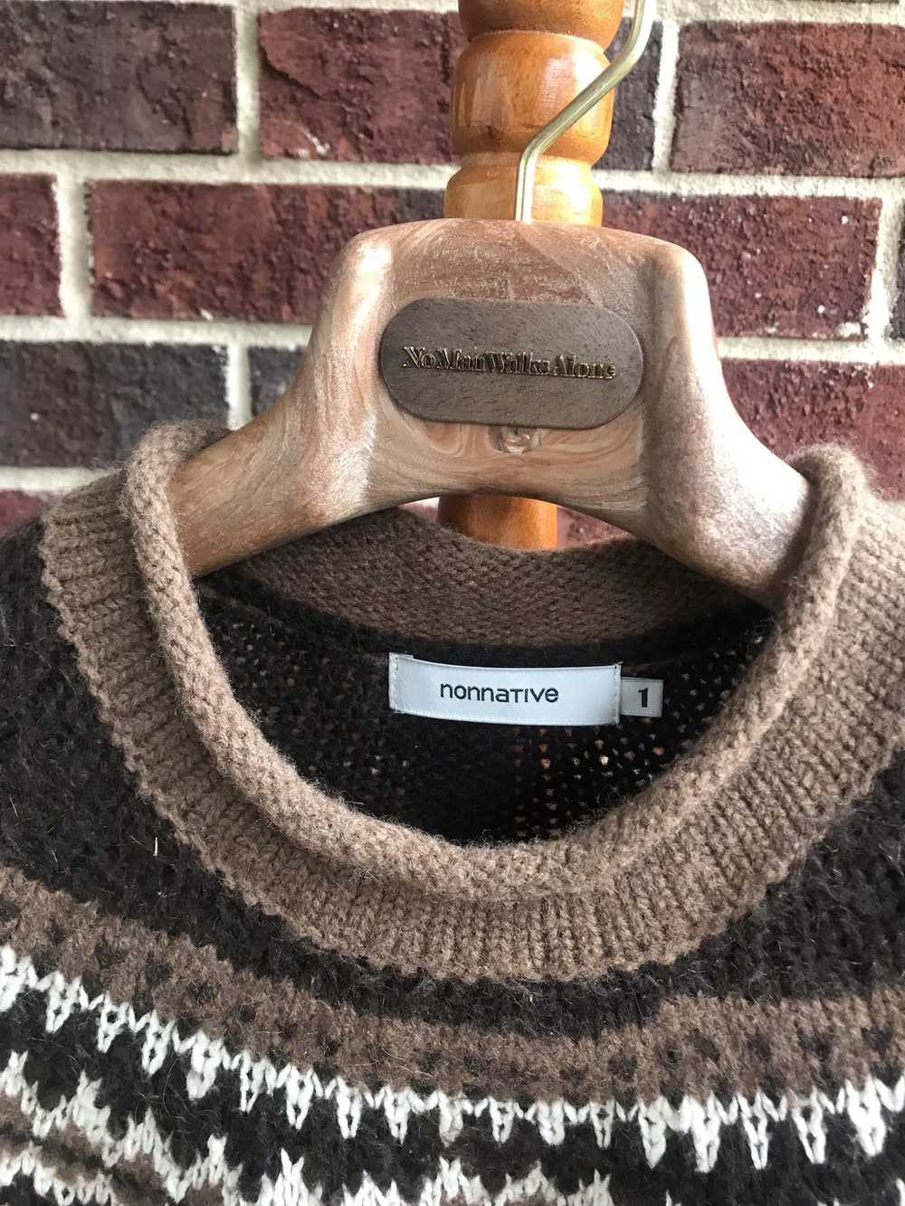 Nonnative Nonnative Labourer Knit Fairisle Sweater - image 7