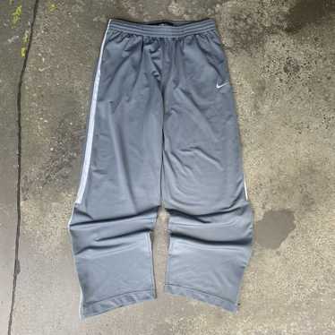 Vintage Nike Y2K Men's Athletic Track Pants Size Large Warm Up Navy Orange  