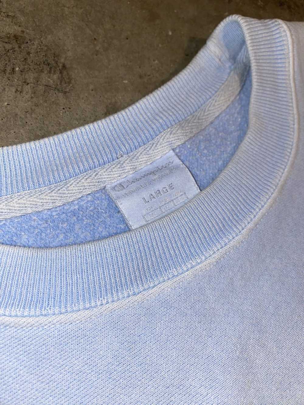 Champion Vintage Champion Light Blue Sweatshirt P… - image 2