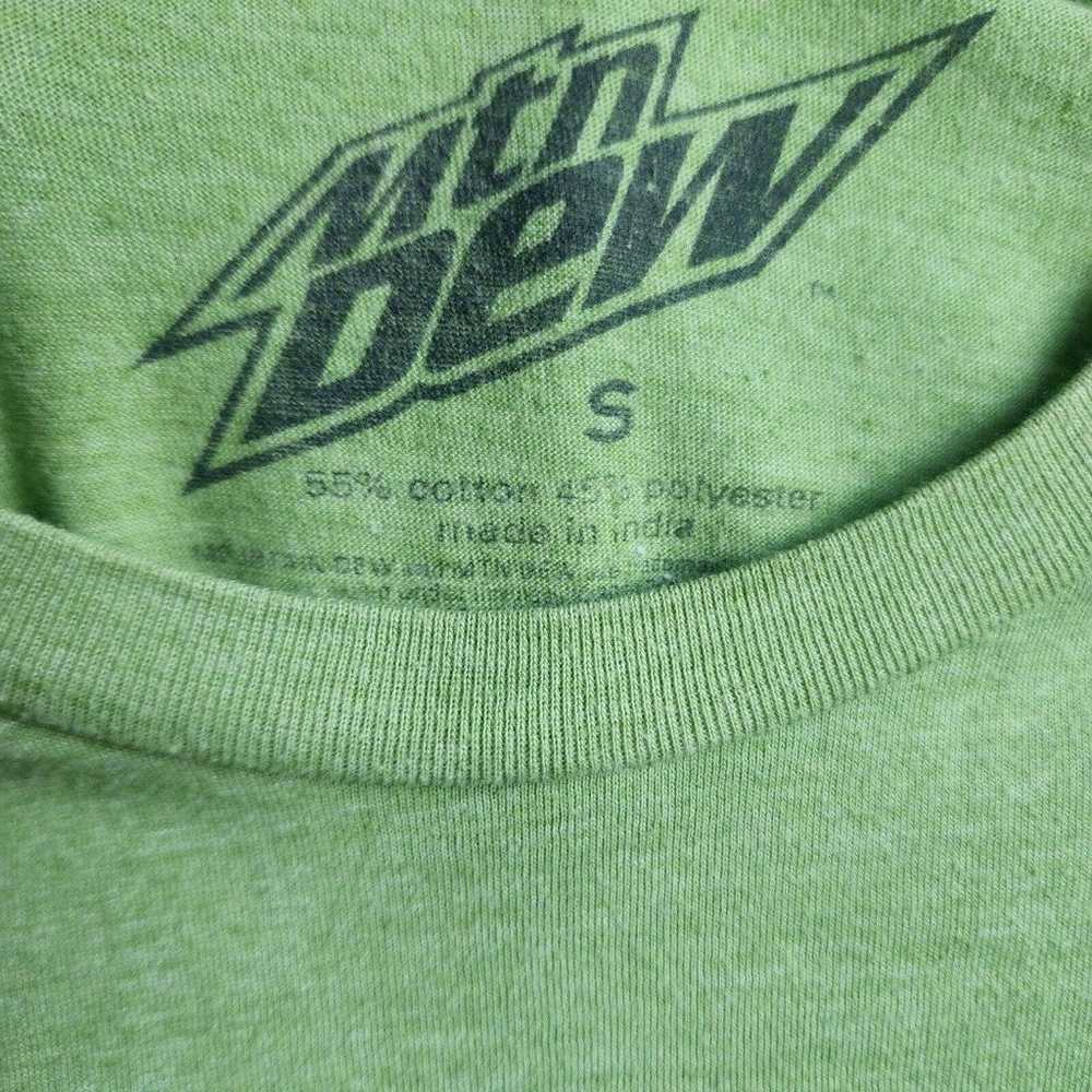Mountain Dew Small Green Graphic T-shirt - image 3