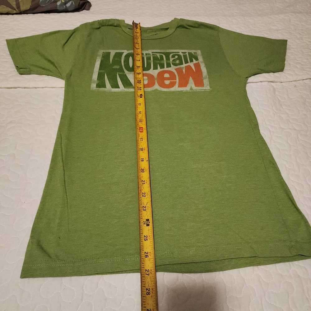Mountain Dew Small Green Graphic T-shirt - image 5