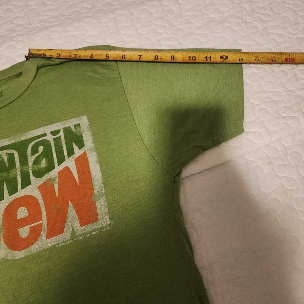Mountain Dew Small Green Graphic T-shirt - image 8