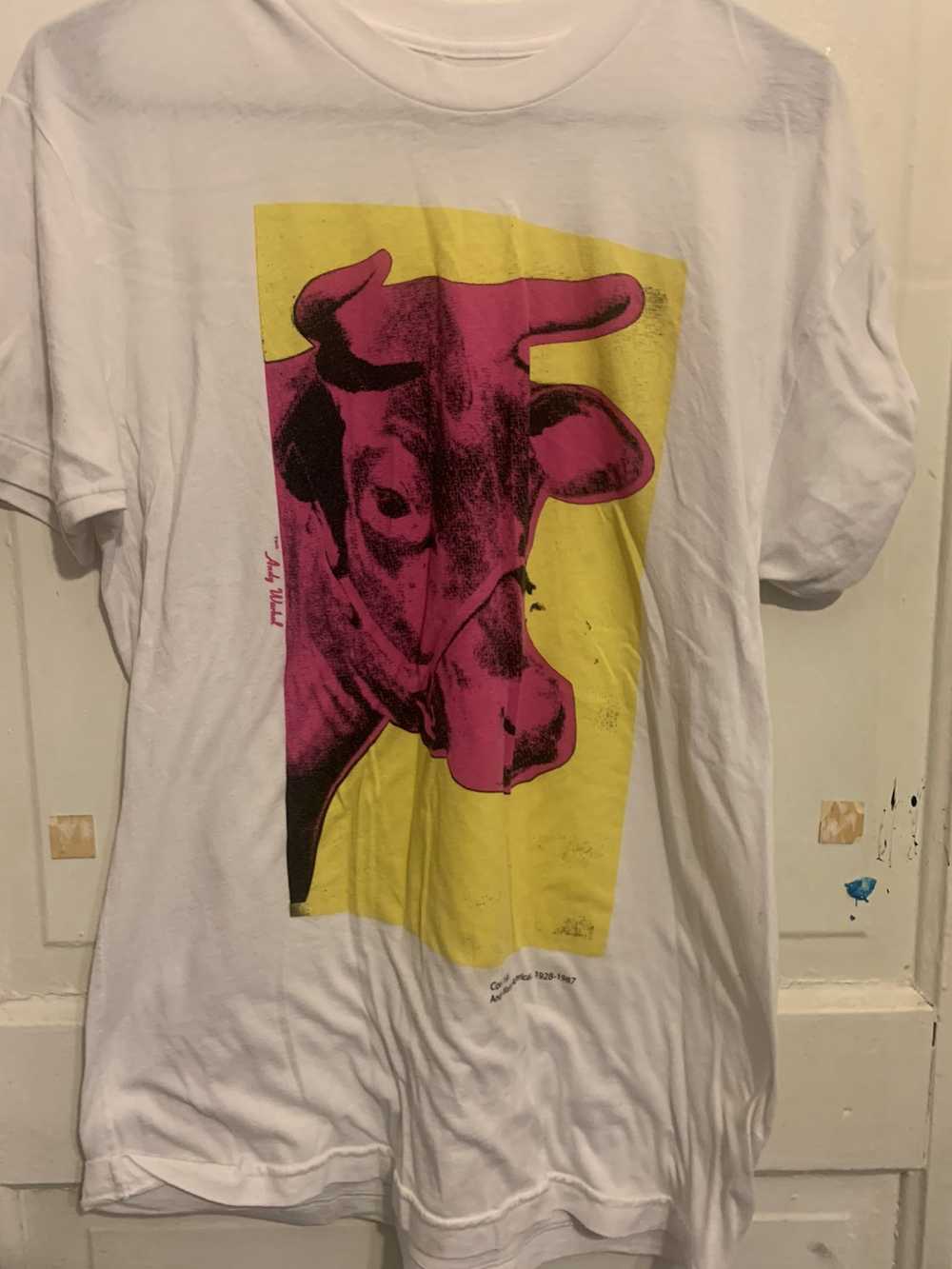 Andy Warhol × Vintage Andy Warhol “Cow” Tee - image 1
