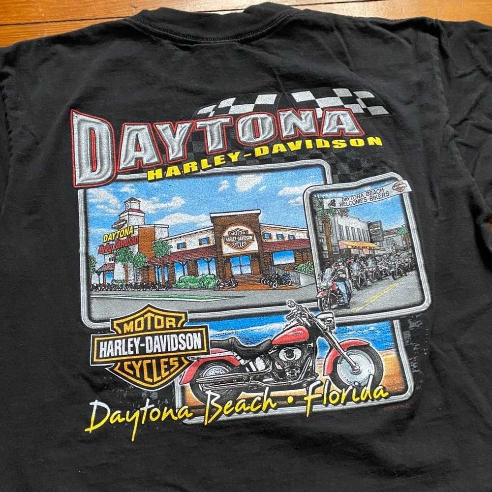 Vintage Harley Davidson Daytona Biker T Shirt - image 2