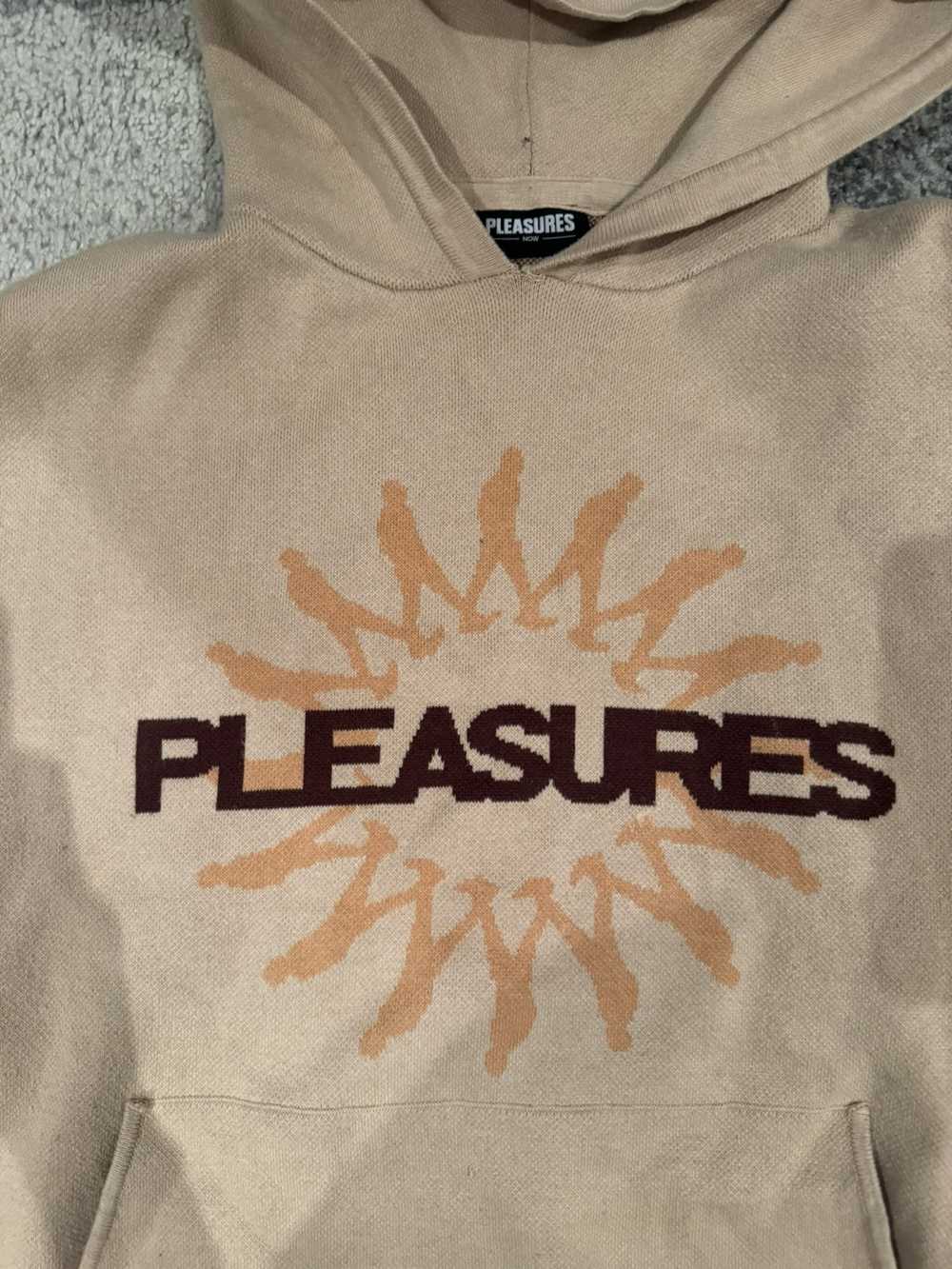 Pleasures × Streetwear Pleasures Knitted Hoodie S… - image 2