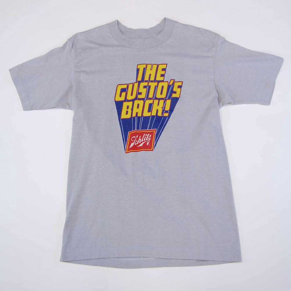 Vintage 80’s Schlitz Beer tee - image 1