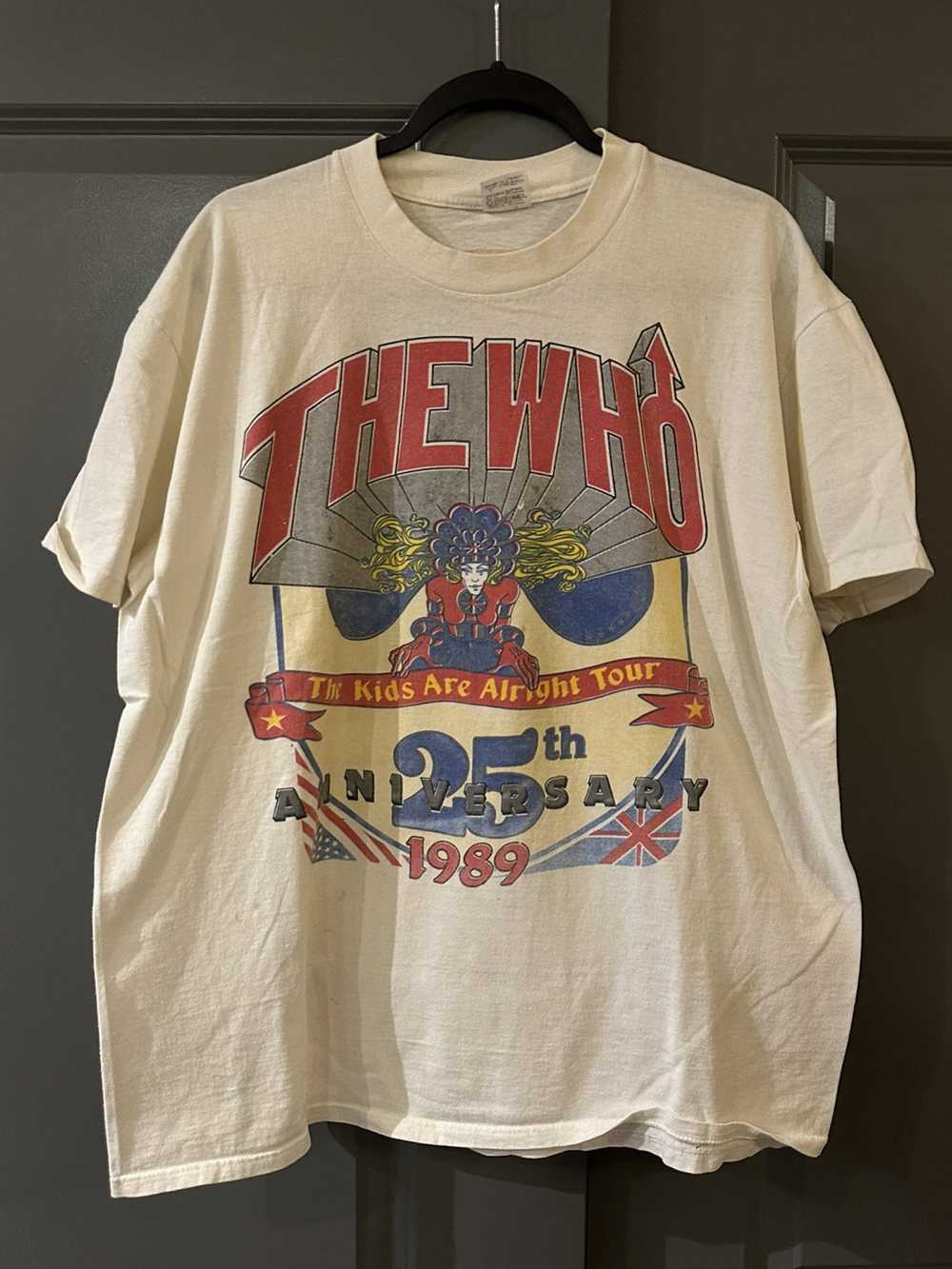 Band Tees × Grail × Vintage Vintage 1989 The Who … - image 1