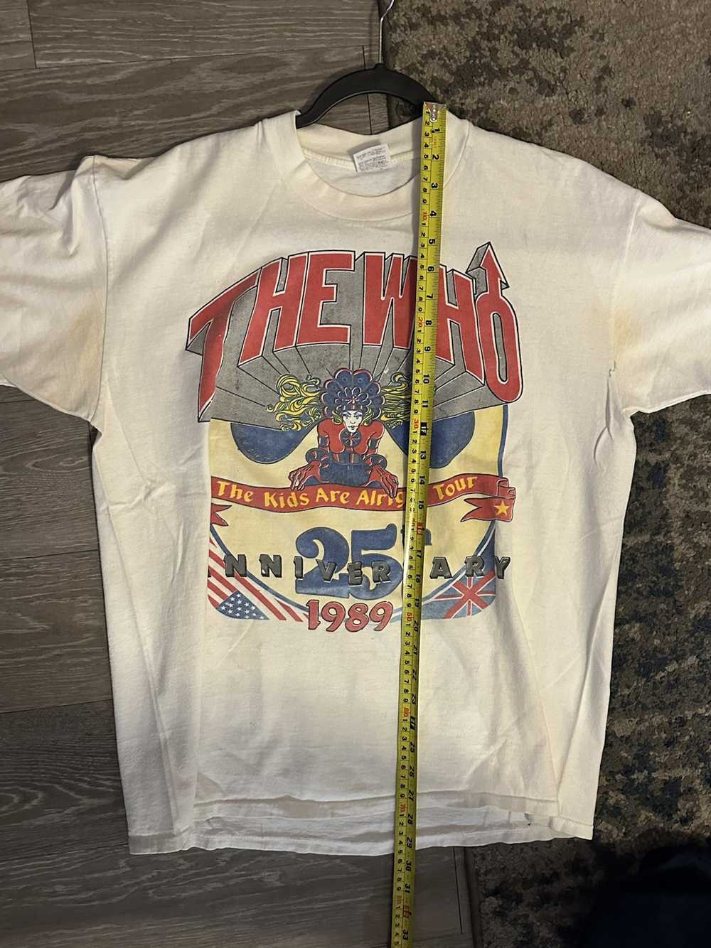 Band Tees × Grail × Vintage Vintage 1989 The Who … - image 4