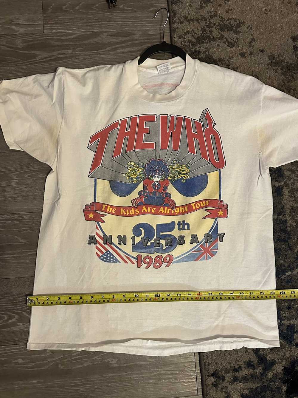 Band Tees × Grail × Vintage Vintage 1989 The Who … - image 5