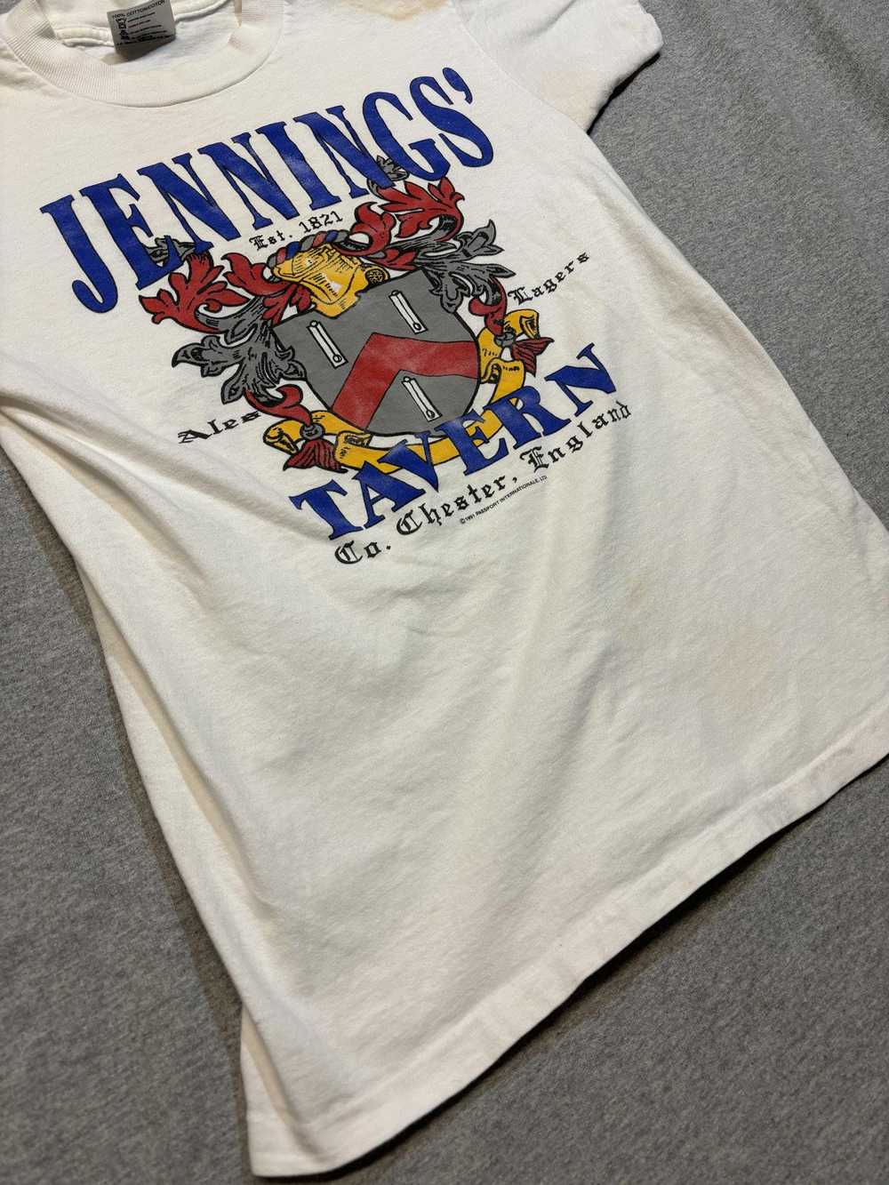 Designer 1991 Jennings Tavern Chester England T-s… - image 6