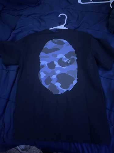 Streetwear Blue and black Bape t shirt - image 1