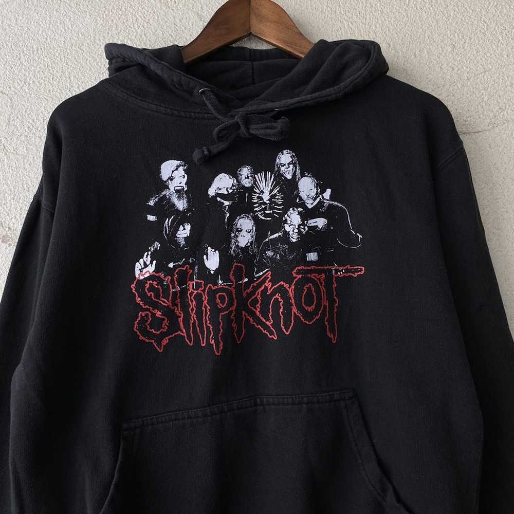 Band Tees × Slipknot Y2k Slipknot Band Hoodie - image 3