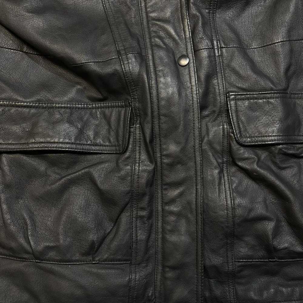 Designer Genuine Leather Jacket Only Regular - image 3