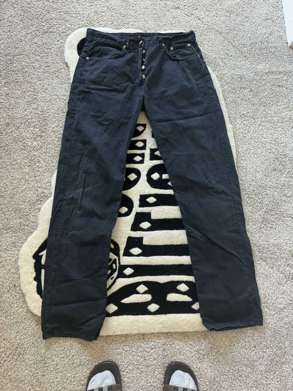 Stone Island Stone Island Navy Pants - image 1