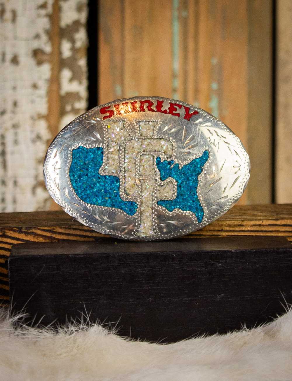 Vintage Vintage Shirley Belt Buckle - image 2