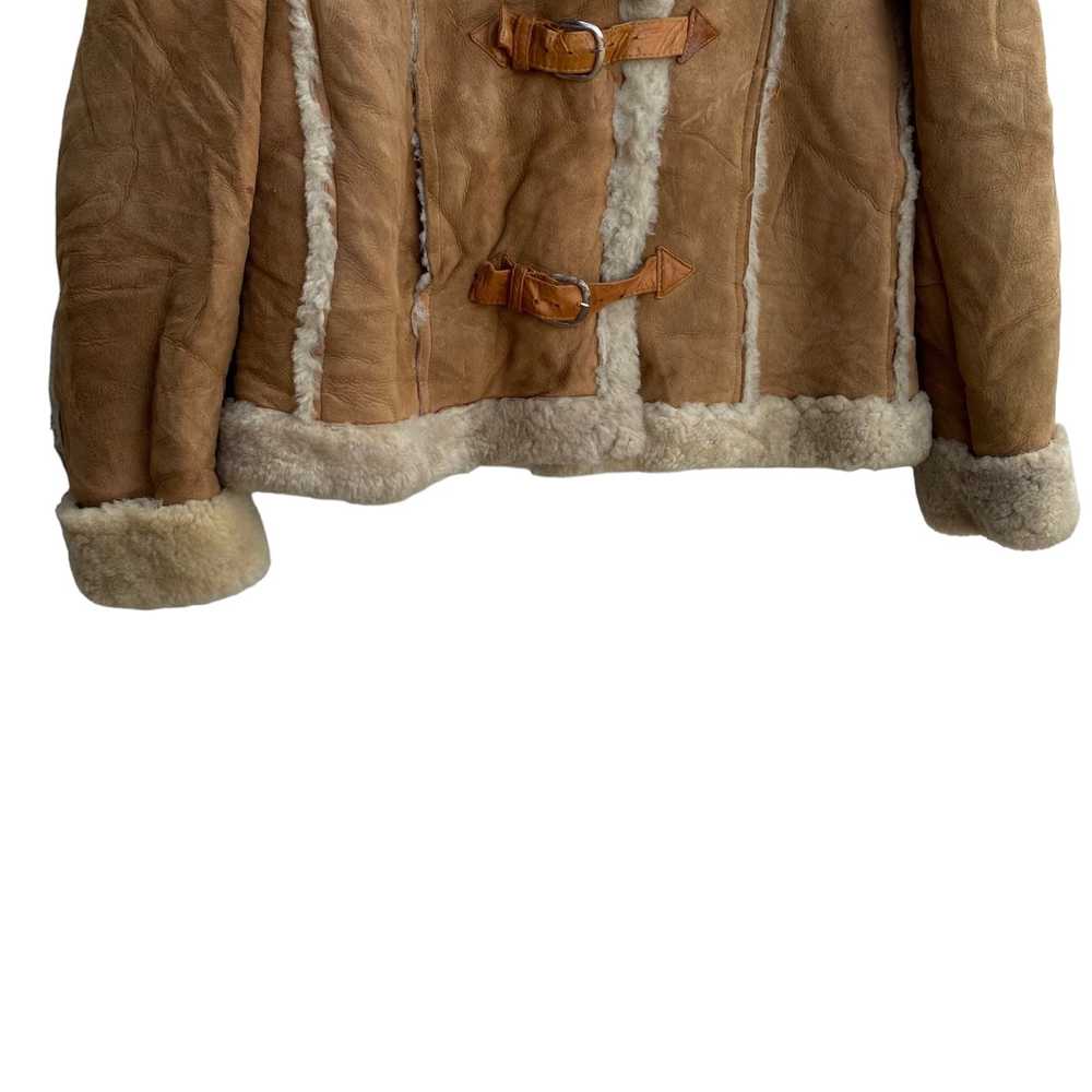 Designer × Genuine Leather × Leather Jacket Vinta… - image 4