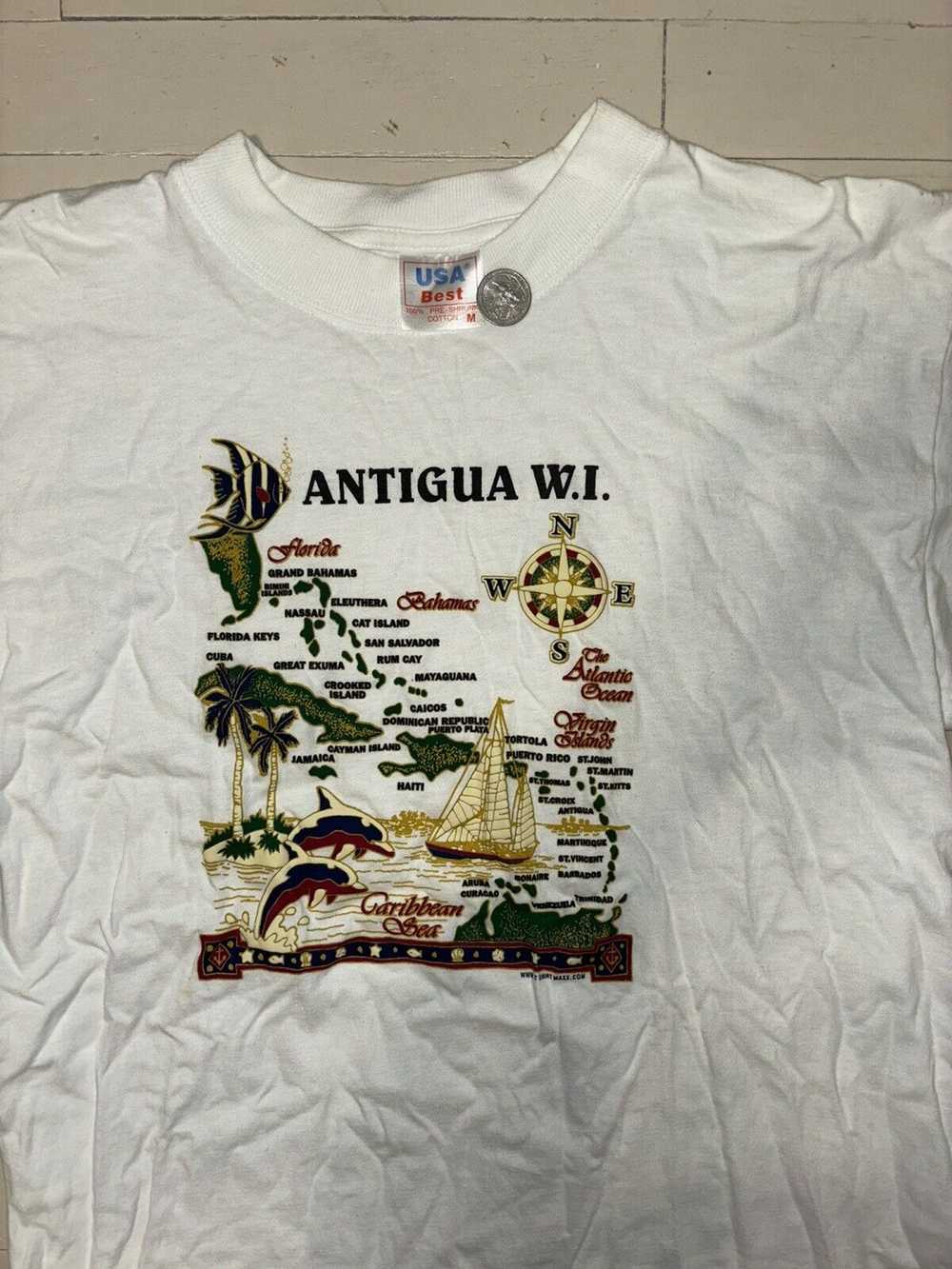 Vintage Vintage Antigua WI USA Best Tee - image 2