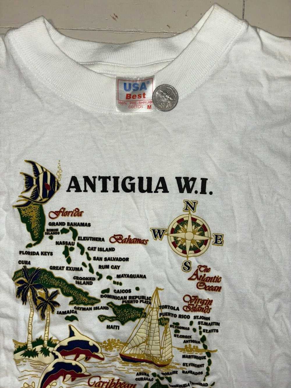 Vintage Vintage Antigua WI USA Best Tee - image 3