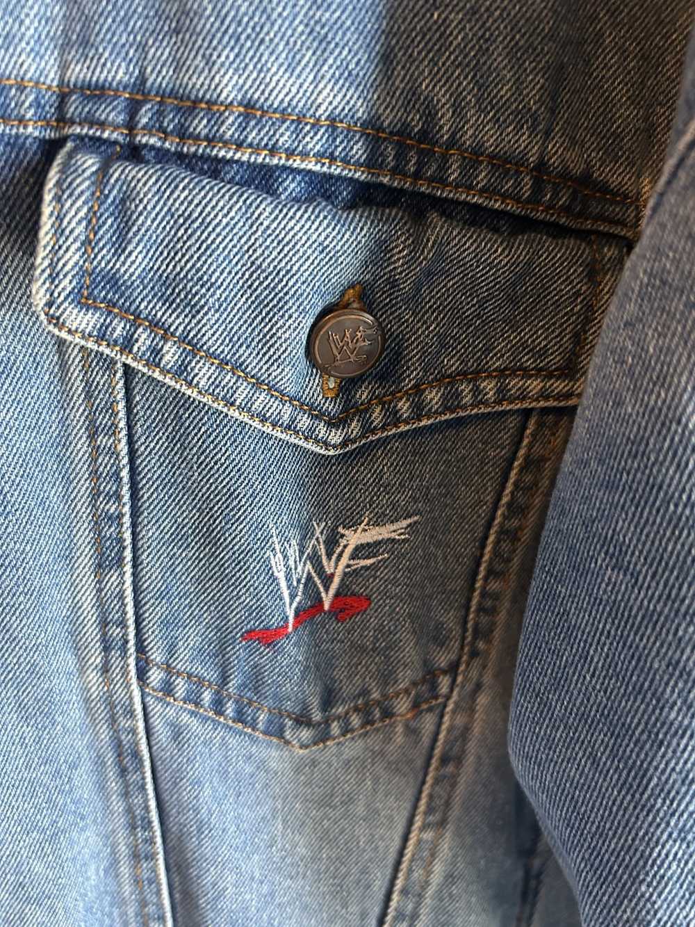 Wwe Stone cold Steve Austin WWF era Jean jacket - image 4
