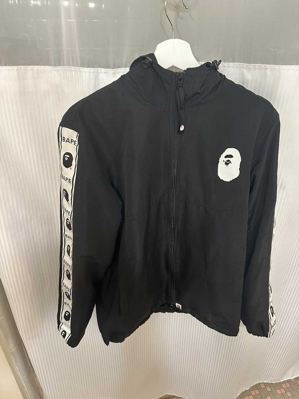 Bape TAPE LINE HOODIE JACKET - image 1