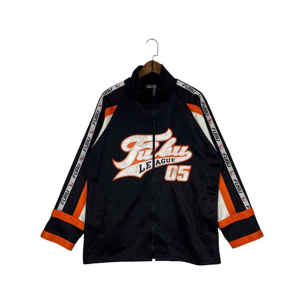 Fubu × Vintage Vintage 90s FUBU Full Zip Sweater … - image 1