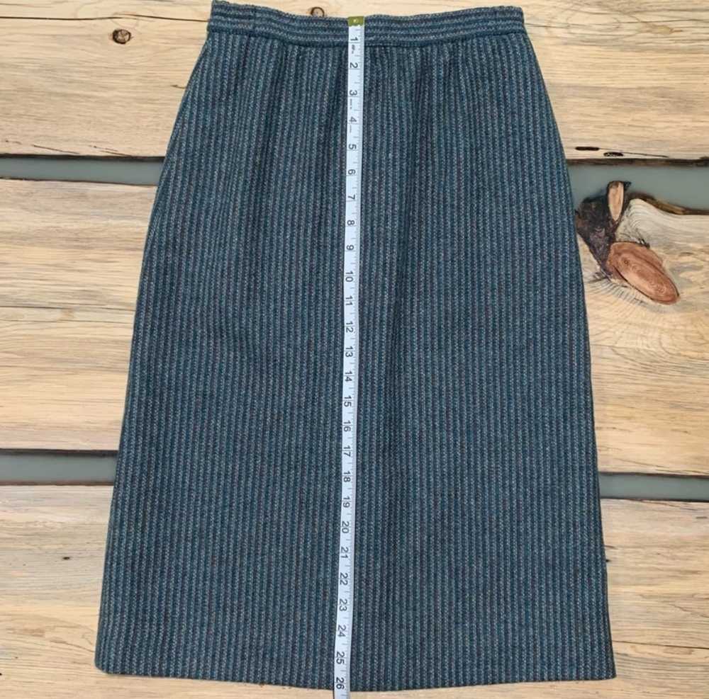 Vintage Vintage Saville Petites Wool A-line Skirt - image 10