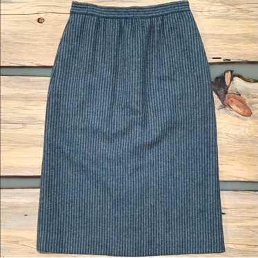 Vintage Vintage Saville Petites Wool A-line Skirt - image 1