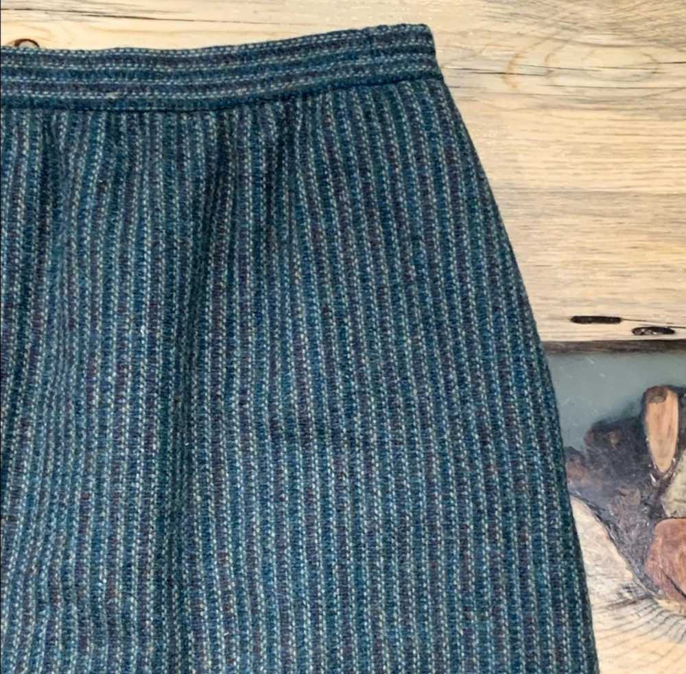 Vintage Vintage Saville Petites Wool A-line Skirt - image 5