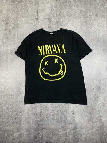 Nirvana × Rock Tees × Vintage Vintage Nirvana Smi… - image 1