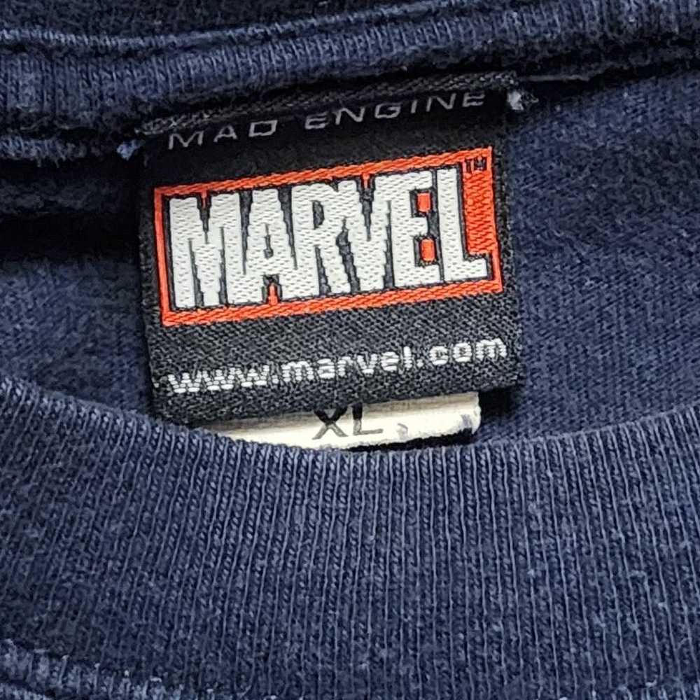 X-Men 2002 Vintage Blue T Shirt By Marvel Mad Eng… - image 4