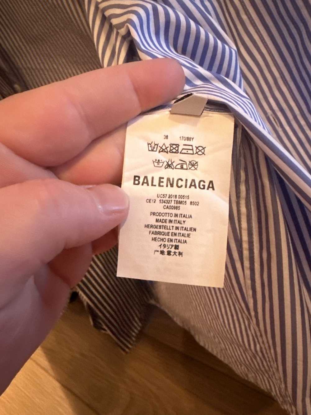 Balenciaga Balenciaga SS18 Double Shirt Size 38 L - image 11