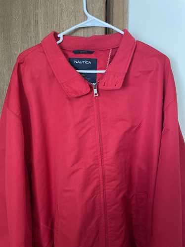 Nautica × Vintage Red Vintage Nautica Jacket XXL