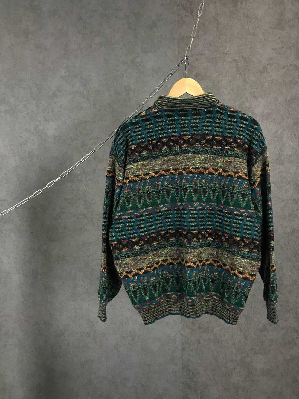 Coloured Cable Knit Sweater × Vintage Missoni sty… - image 6