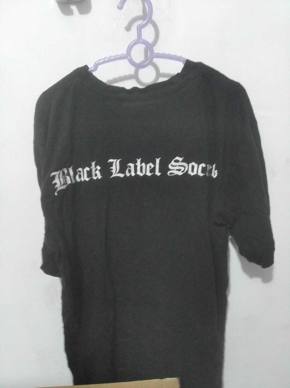 Band Tees × Vintage Vintage 90's Black Label Soci… - image 2