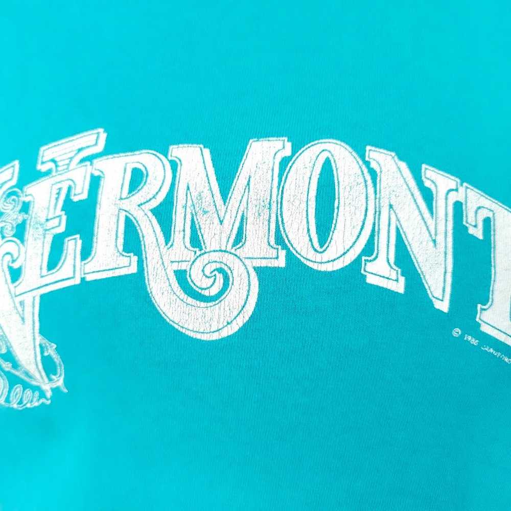 Vintage Vintage Vermont T Shirt Mens Size XS 80s … - image 2