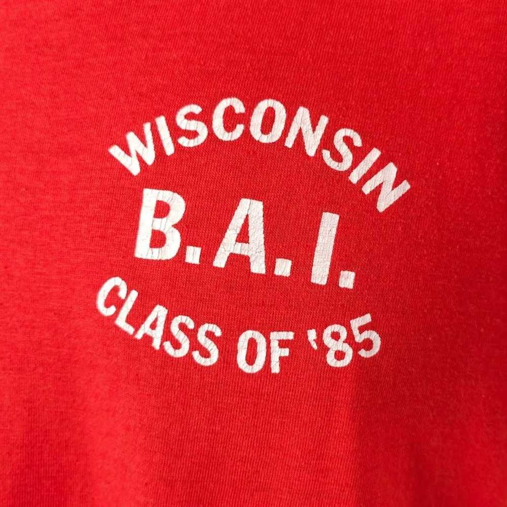 Vintage Vintage Wisconsin Badgers T Shirt Mens Si… - image 2