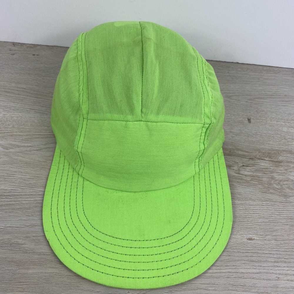 Other Plain Hat Adult Size Lime Green Adjustable … - image 2