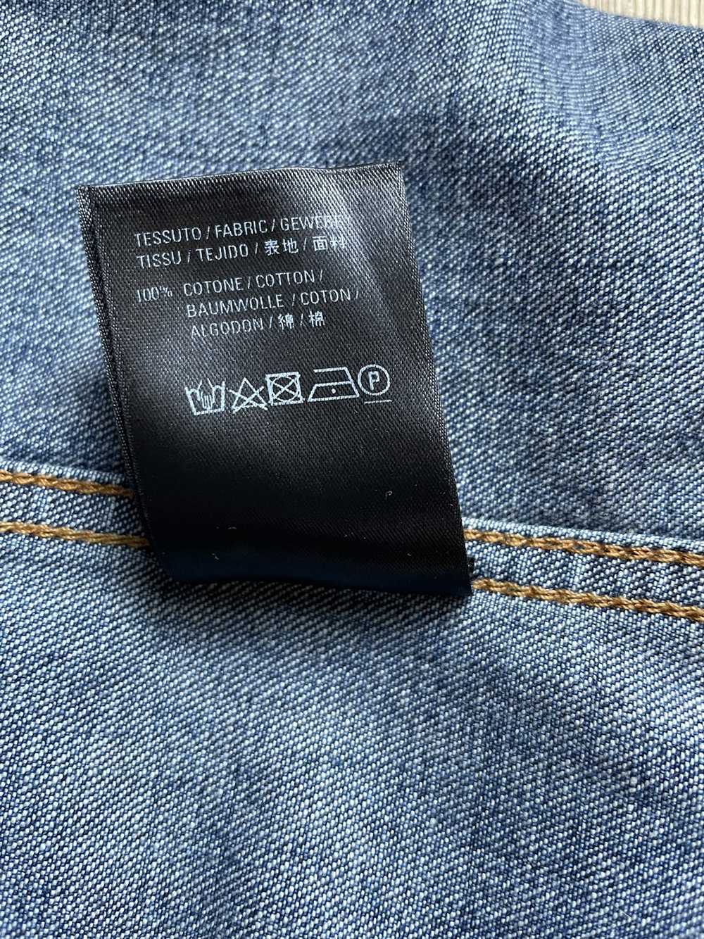 Balenciaga Balenciaga Signature Denim Logo Shirt - image 6