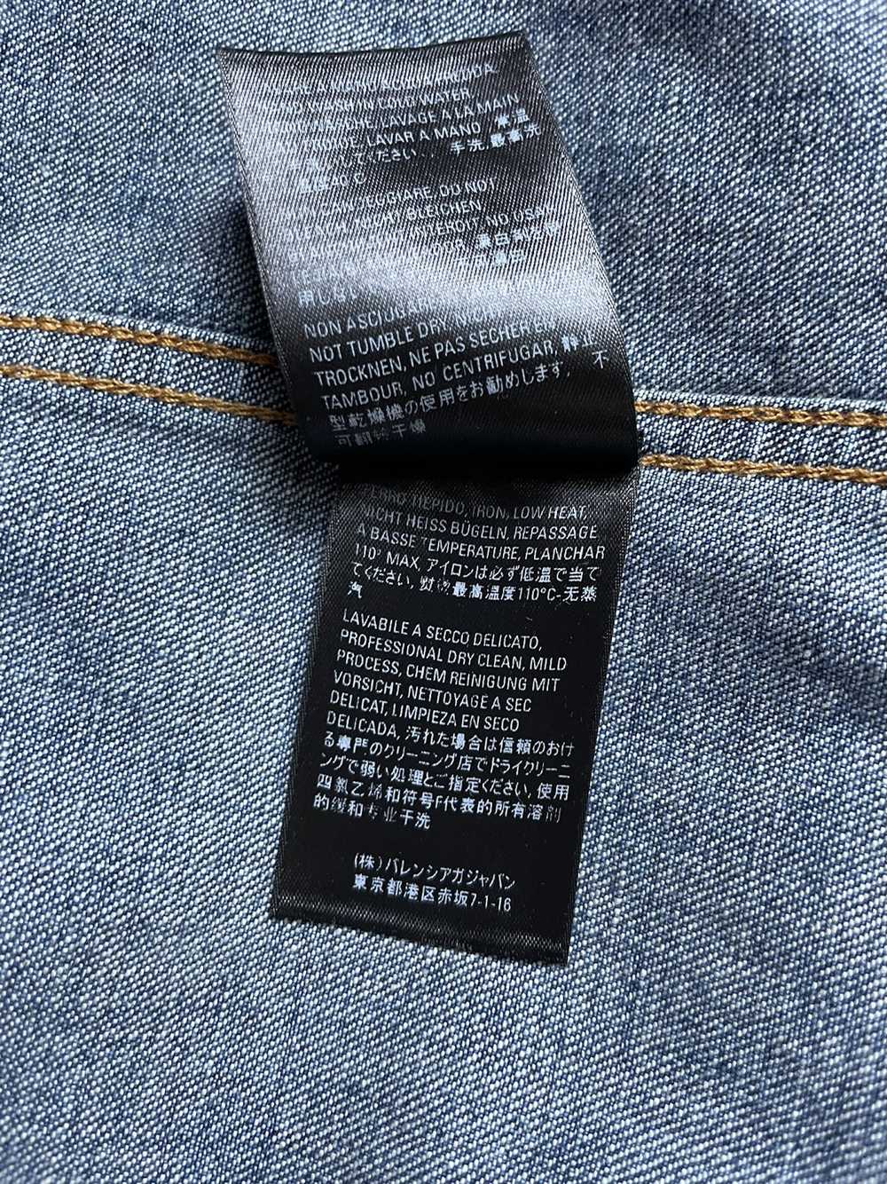 Balenciaga Balenciaga Signature Denim Logo Shirt - image 7