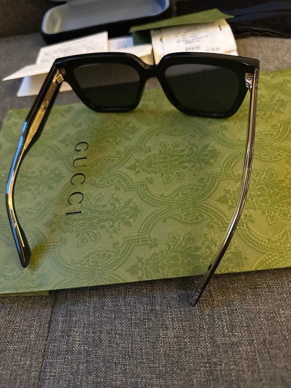 Gucci Gucci rectangular frame sunglasses - image 12