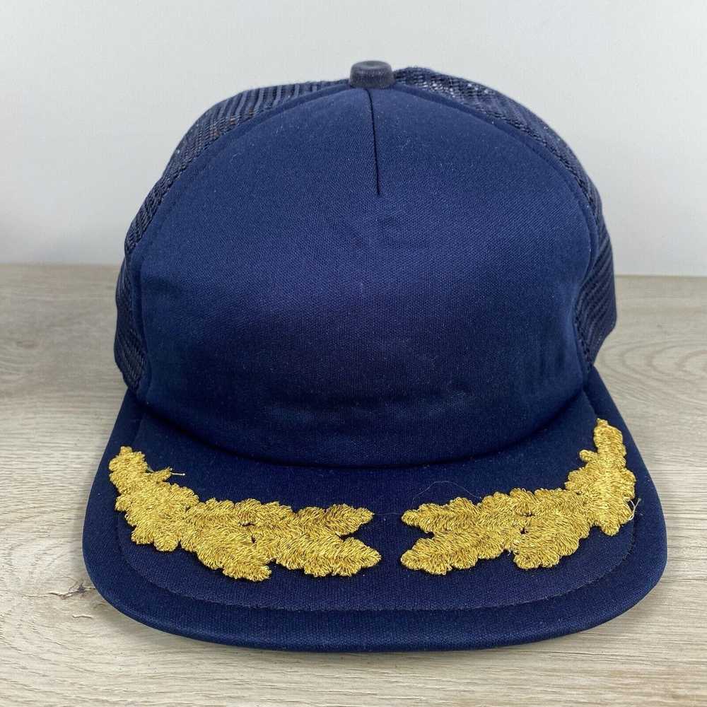 Other Crew Hat Embellished Hat Adult Size Blue Ad… - image 1