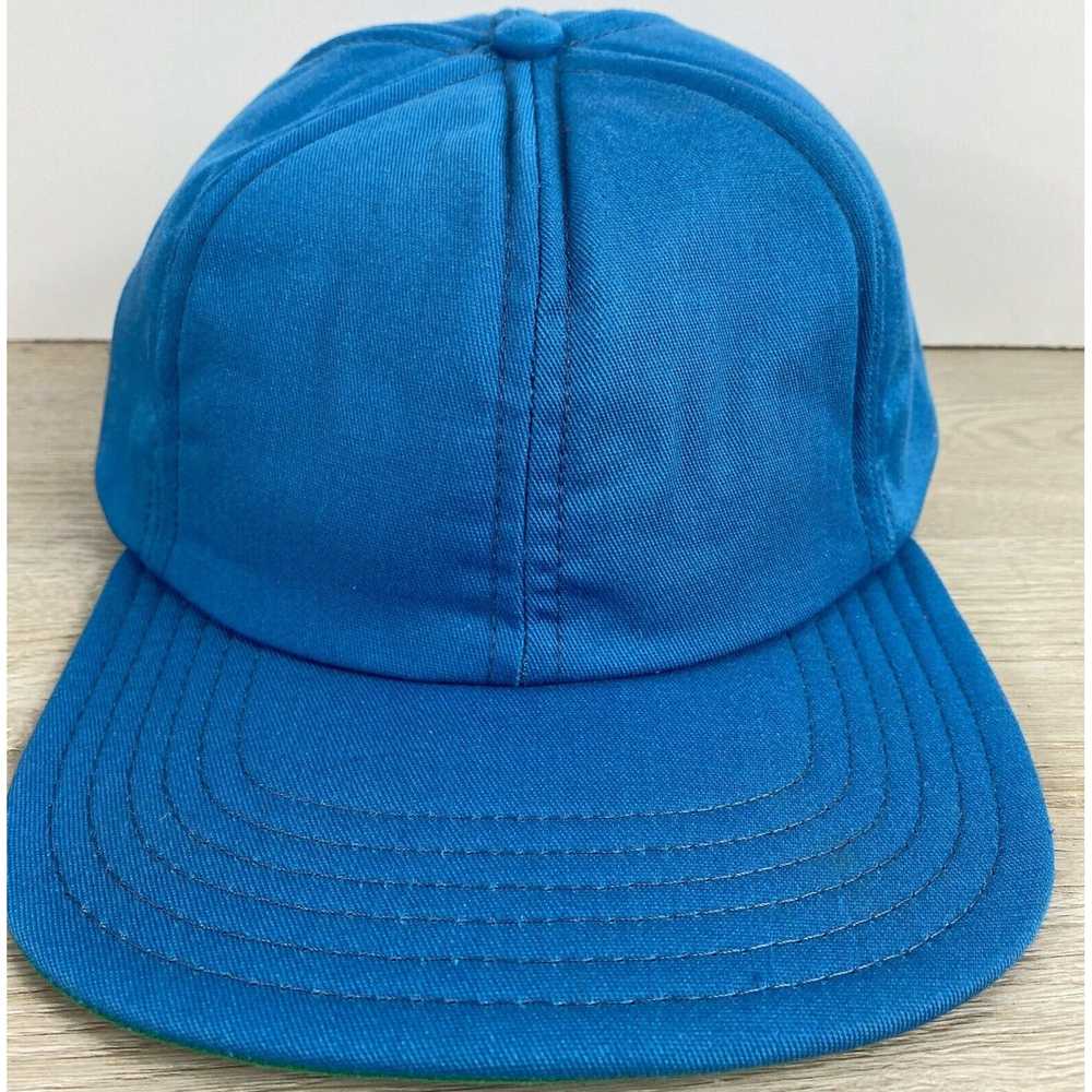 Other Blue Adult Hat Plain Hat Adult Size Blue Ad… - image 1